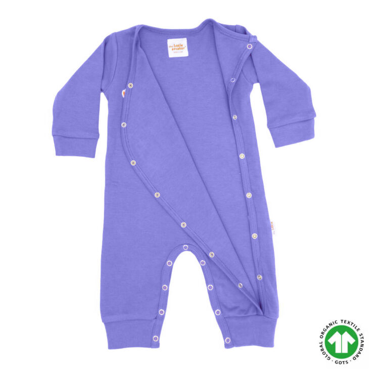 Organic Baby Romper Pajamas Airplane Print The Little Aviator
